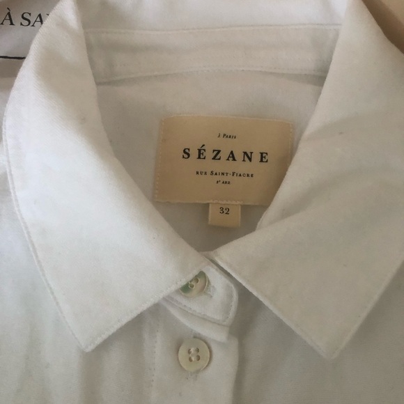 Sezane TOMBOY SHIRT, trailered fit, size 32 (xs), new - Picture 8 of 8